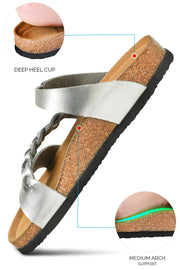 cushioned sandals for women  cork sandals  comfortable